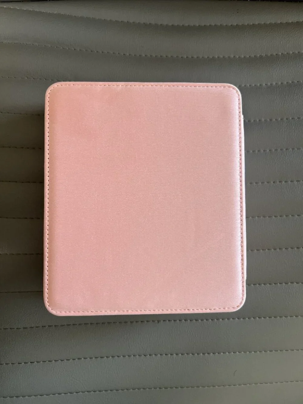 Prada Parfums Beauty Zippered Makeup Cosmetic Pouch Bag Pink & Black